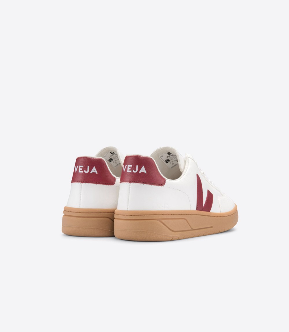 Veja Sneakers Dam - V-12 Läder - Vita - 762530-NLU